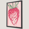 Strawberry Delight Art Poster for Kitchen Walls