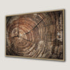 Stump of Old Oak Canvas Print Rustic Wall Art