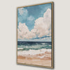 Stunning Coastal Elegance Ocean Canvas Print Art