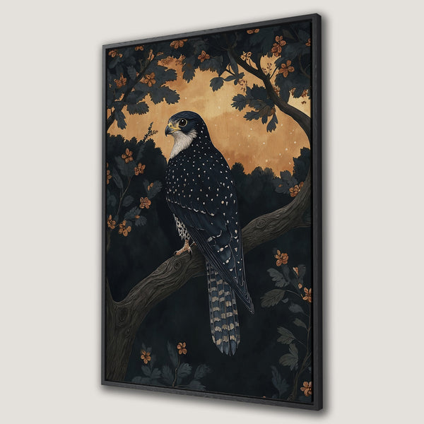 Framed Wall Art: Elegant woman with white horse, Renaissance style, rich burgundy and gold tones, perfect for adding a touch of luxury to your space.