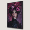 Stunning Gothic Girl Portrait Canvas Print Decor
