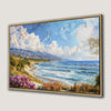 Stunning Ocean Waves Coastal Charm Canvas Print