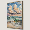 Stunning Seascape with Cloudy Sky Canvas Print