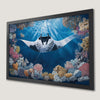 Stunning Stingray Art Poster | Coastal Marine Decor