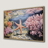 Stunning Tropical Ocean Art Canvas Print of Starfish Scene