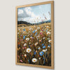 Summer Meadow Art Poster: Wildflower Field Print for Home