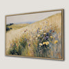 Summer Meadow Landscape Canvas Print Rustic Wall Art