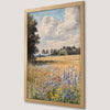 Summer Meadow Wildflowers Art Poster - Tranquil Nature Scene