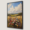 Summer Pastoral Landscape Wildflowers Canvas Print Art
