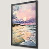 Sunset Beach Art Poster | Coastal Landscape Decor