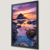 Sunset Beach Art Poster: Coastal Serenity for Your Walls