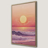 Sunset Beach Vibes Canvas Print Sea Landscape Art