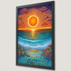 Sunset Ocean Art Poster - Coastal Vibes for Your Walls