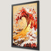 Sunset Ocean Wave Art Poster - Coastal Wall Decor