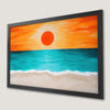Sunset Seascape Art Poster | Coastal Wall Decor