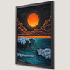 Sunset Waves Art Poster - Capture the Ocean's Beauty