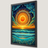 Sunset Waves Art Poster - Coastal Beach Decor for Your Home