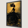 Surreal Black Woman Art Poster - Elegant Fashion for Your Space