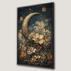 Surreal Crescent Moon Fantasy Canvas Print Wall Art