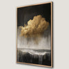 Surreal Seascape with Abstract Clouds Canvas Print