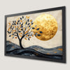 Surreal Tree and Moon Art Poster for Elegant Decor