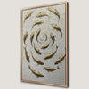 Swirl of Koi Fish Canvas Print Luxury Wall Art