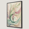 Swirling Pastel Palette Canvas Print - Modern Soft Colors Art