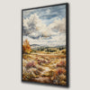 Tranquil Autumn Landscape Framed Canvas Print