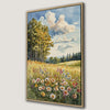 Tranquil Countryside Wildflower Canvas Print Artwork