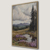 Tranquil Mountain Serenity Framed Canvas Print