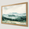 Tranquil Mountainscape Art Poster for Home Decor