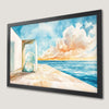 Tranquil Ocean Seascape Art Poster for Coastal Decor