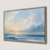 Tranquil Ocean Sunrise Seascape Canvas Print Decor
