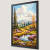 Tranquil Pastoral Scene Art Poster - Rustic Landscape Decor