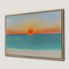 Tranquil Sea Sunset Landscape Canvas Print Wall Art