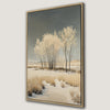 Tranquil Winter Landscape Canvas Print Art Decor