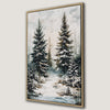 Tranquil Winter Landscape Snow Scene Canvas Print