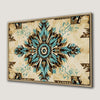 Tribal Abstract Art Bohemian Canvas Print for Entryway