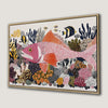 Tropical Fish and Coral Reef Framed Canvas Print Art