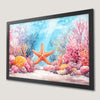 Underwater Coral Reef Art Poster for Coastal Decor