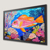 Underwater Paradise Art Poster: Vibrant Aquatic Scene for Your Walls