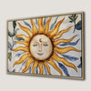 Unique Bohemian Sun Watercolor Canvas Print Art Decor