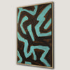 Vibrant Abstract Art Geometric Canvas Print Boho Decor
