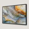 Vibrant Abstract Fluid Canvas Print with Modern Style