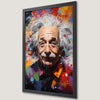 Vibrant Albert Einstein Art Poster for Wall Decor