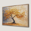 Vibrant Autumn Tree Canvas Print with Golden Leaves