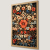 Vibrant Birds and Flowers Art Poster for Home Decor