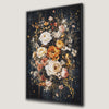 Vibrant Botanical Flower Bouquet Canvas Print Art