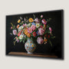 Vibrant Bouquet of Flowers Framed Canvas Print