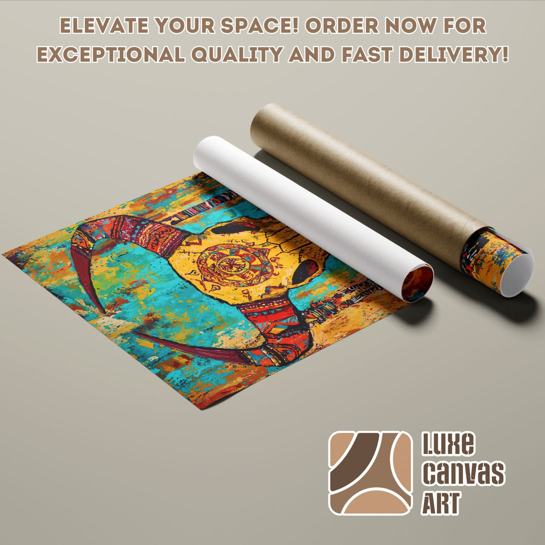 Abstract art Poster Roll with vibrant colors, perfect for home decor. Order now!
